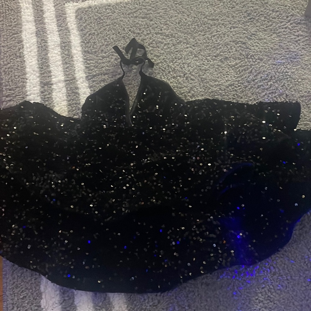 RiahMarieDesigns Yasmin black baby doll dress Size Small